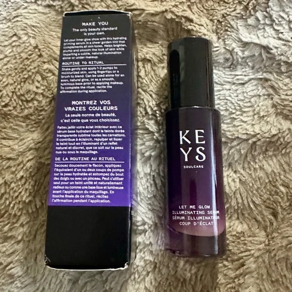 NIB NEW Alicia KEYS Soulcare Let Me Glow Illuminating Serum Golden Aurora - Picture 8 of 16